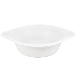 Тарелка суповая D153, 500 мл ПП белая (100/1800 шт.) ИнтроПластик