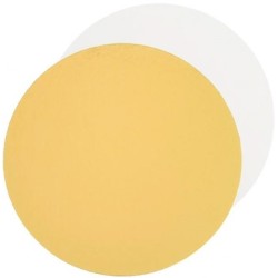 Подносы круг. (3,2 мм) Кондитер d-300 золото/белый (10 шт.)