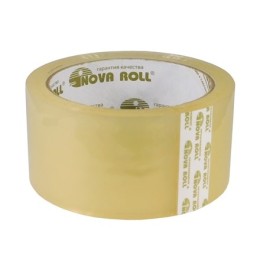 Лента клейкая (43 мкм) 48 мм х  66 м прозрачная NOVAROLL 204 арт. 0120-4340X (6/36 шт.)