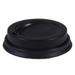 Крышка для стакана (d-62 мм) открытый питейник ЧЕРНАЯ GS-62 (100/2000 шт.)