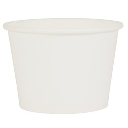 Креманка бумажная (93мм) 250 мл ДНО белое (50/800 шт.) ЛигаПак
