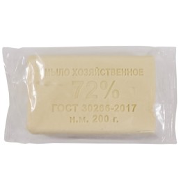 Мыло хозяйственное 200 г 72% Мылоленд Светлое прозрачная упаковка (1/60 шт.)