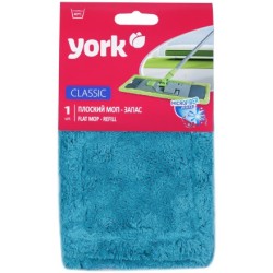 Насадка МОП плоская для швабры 42х13 см микрофибра York Classic (1/48 шт.) 8109
