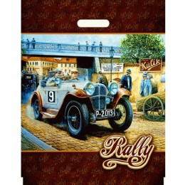 Пакет с прорубной ручкой ПВД 40х47 (45 мкм) Ралли (50/500 шт.) Интерпак