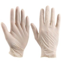 Перчатки виниловые неопудренные L (100 шт.) (1/10 шт.)