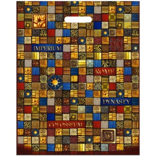 Пакет с прорубной ручкой ПВД 40х50 (80 мкм) Колизей (50/500 шт.) Интерпак в Екатеринбург — Uralhoz.ru