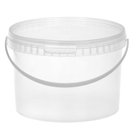 Ведро с крышкой и ручкой 3,3 л (неокр) Луч (60 шт.)