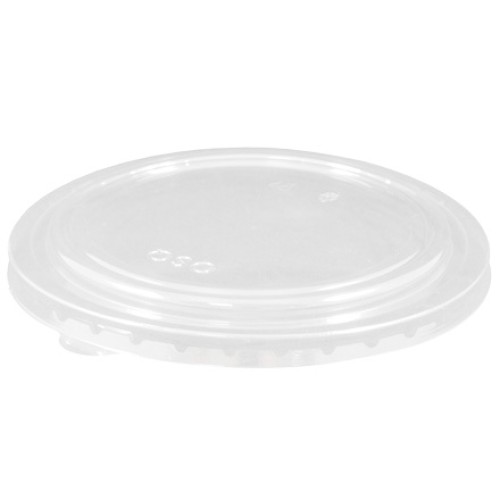 Упаковка круглая 1300 мл Round Bowl flat lid КРЫШКА пластик.ПЛОСКАЯ d-188, h-10 (210 шт.) OSQ в Екатеринбург — Uralhoz.ru