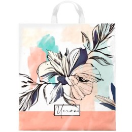 Пакет с петлевой ручкой ПНД 38х42 (40 мкм) Экшен (25/500 шт.) Интерпак