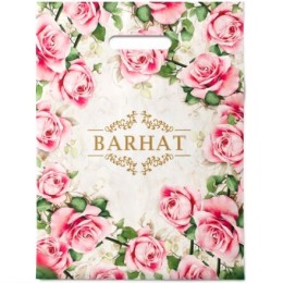 Пакет с прорубной ручкой ПВД 30х40 (35 мкм) Бархат (50/1000 шт.) Интерпак