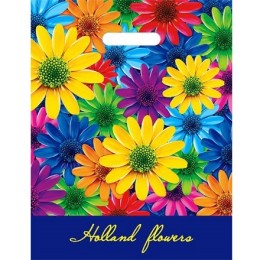 Пакет с прорубной ручкой ПВД 31х40 (60 мкм) Клумба лам. (50/500 шт.) Интерпак