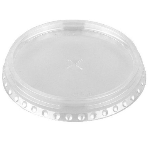 Крышка к стакану ПЭТ плоская с крест. отверст. D-95 мм (50/1000 шт.) ПолиЭР в Екатеринбург — Uralhoz.ru