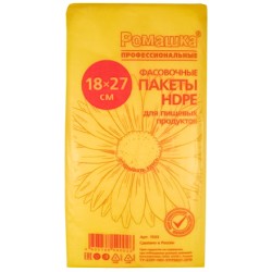 Пакет фасовочный ПНД 18х27 Ромашка с фальцами (1/10 упак.) 1503