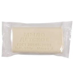 Мыло туалетное 100 г Детское Мылоленд ПРОЗРАЧНАЯ упаковка (1/90 шт.)
