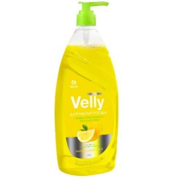 Средство моющее для посуды 1,0 л Velly Лимон GRASS (1/12 шт.) 125427