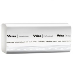 Полотенца бумажные Z-сложение 1сл. (200 л.) Veiro Professional Comfort (1/21 пачек) Z2-200
