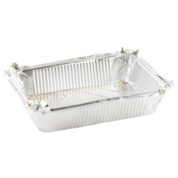 402-708 к 402-707 Форма алюм.прямоуг.L-край (210х148/172х104 мм, h-38 мм, V-780 мл) (50/600 шт.)