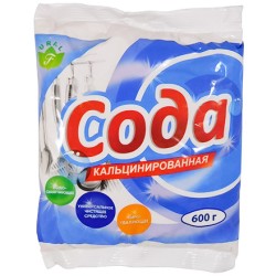 Сода кальцинированная 600 г (мягкая упаковка) Флора (1/20 шт.)