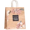 Пакет бумажный с кручеными ручками 220х120х250  80 г с печатью Для тебя (25/250 шт.) 110562 в Екатеринбург — Uralhoz.ru