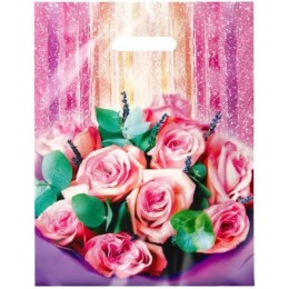 Пакет с прорубной ручкой ПВД 31х40 (60 мкм) Милори (50/500 шт.) Интерпак