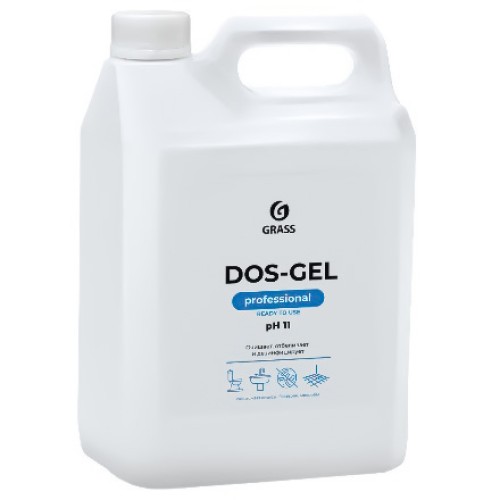 Средство чистящее дезинфицирующее 5,3 кг DOS-GEL GRASS Professional (1/4 шт.) 125240 в Екатеринбург — Uralhoz.ru