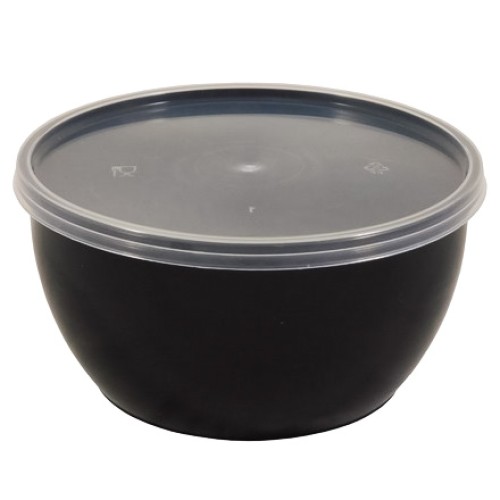 Контейнер плошка 360 мл (Н-55, D-112) ВЗЛП (216 шт.) комплект 1230кЧерная в Екатеринбург — Uralhoz.ru