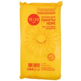Пакет фасовочный ПНД 15х20 Ромашка с фальцами (1/10 упак.) 1501