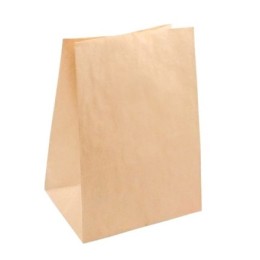 Пакет бумажный с прямоугольным дном 220х120х290 крафт 70 г (25/500 шт.) ViRiDo