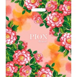 Пакет с прорубной ручкой ПВД 40х47 (45 мкм) Впечатление (50/500 шт.) Интерпак