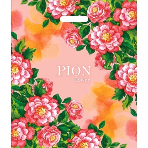 Пакет с прорубной ручкой ПВД 40х47 (45 мкм) Впечатление (50/500 шт.) Интерпак в Екатеринбург — Uralhoz.ru