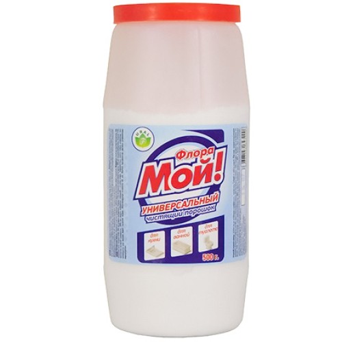 Чистящий порошок 500 г Флора МОЙ универсальный (1/18 шт.) АКЦИЯ в Екатеринбург — Uralhoz.ru