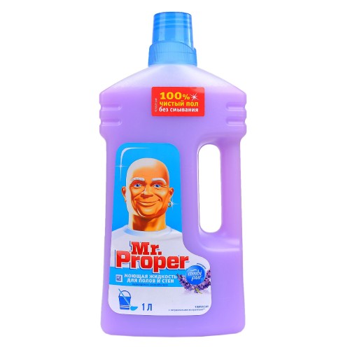 Средство моющее для полов и стен 1,0 л Мистер пропер Бережная уборка (1/12 шт.) в Екатеринбург — Uralhoz.ru