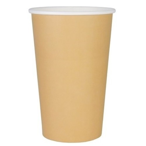 Стакан ГН 400 мл (d-90 мм) бумажный КРАФТ - печать (50/800 шт.) ViRiDo в Екатеринбург — Uralhoz.ru