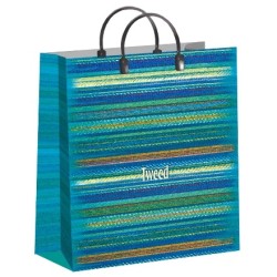 Пакет мягкий пластик 30х40 (150 мкм) Твид лам. (10/40 шт.) Интерпак