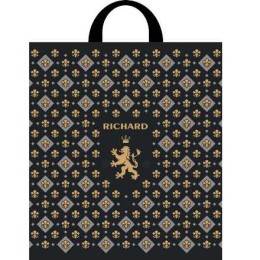 Пакет с петлевой ручкой ПВД 31х35 (90 мкм) Ричард (25/250 шт.) Интерпак