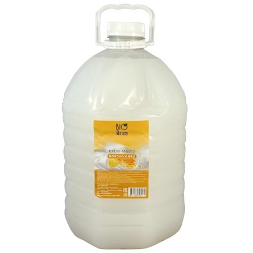 Мыло жидкое 5,0 л КРЕМ Brum Lite Молоко и мёд в Екатеринбург — Uralhoz.ru