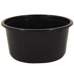 ВЗЛП-115-350 мл (PP) Дно круглое черное (D-115, H-58 мм) (50/500 шт.) 1547ч