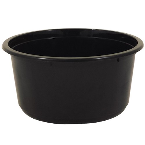ВЗЛП-115-350 мл (PP) Дно круглое черное (D-115, H-58 мм) (50/500 шт.) 1547ч в Екатеринбург — Uralhoz.ru
