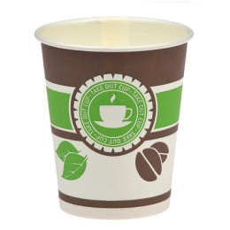 Стакан ГН 185 мл (d-73 мм) бумажный Чай, кофе (60/1500 шт.) ViRiDo