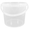 Ведро БЕЗ крышки 5,6 л (неокр) ПакПласт (50 шт.) с ручкой АКЦИЯ в Екатеринбург — Uralhoz.ru