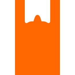 Пакет-майка ПНД 30+16х55 (17 мкм) оранжевая Солпласт (100/1000 шт.)