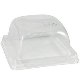 Упаковка квадратная SmartPack 300 крышка КУПОЛЬНАЯ 114х114х56 (50/300 шт.) OSQ