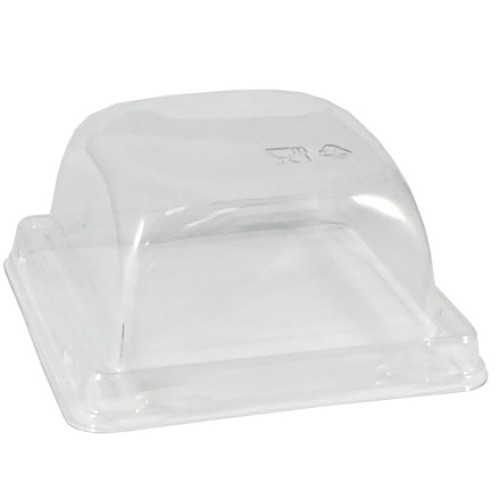 Упаковка квадратная SmartPack 300 крышка КУПОЛЬНАЯ 114х114х56 (50/300 шт.) OSQ в Екатеринбург — Uralhoz.ru