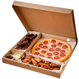 Разделитель в коробку для пиццы (снэки) 300х40 (250 шт.)