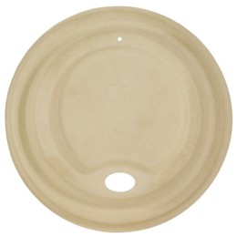 Крышка сахарный тростник для стакана (d-80 мм) открытый питейник (50/1000 шт.) АКЦИЯ