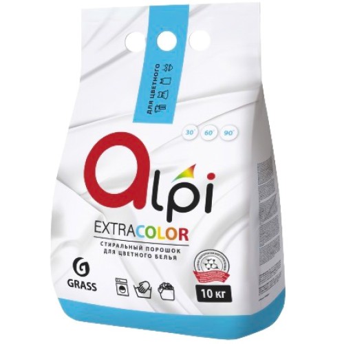 Стиральный порошок10 кг Alpi для цветного GRASS (1 шт.) 125392 в Екатеринбург — Uralhoz.ru