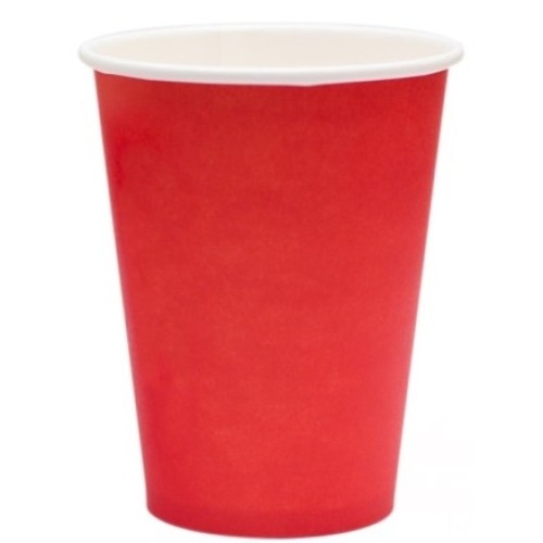 Стакан ГН 250 мл (d-80 мм) бумажный Красный (50/1000 шт.) ViRiDo в Екатеринбург — Uralhoz.ru