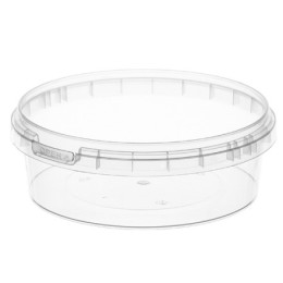 Контейнер шайба 500 мл (Н-48, D-140) упорное кольцо+конт.замок (180 шт.) ВЗЛП комплект 1505кп