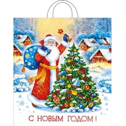 Пакет с петлевой ручкой ПНД 38х42 (40 мкм) Волшебный момент (25/500 шт.) Интерпак