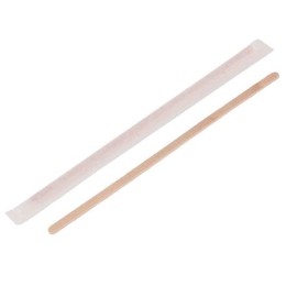 Палочка д/перемешивания деревянная 140 в ИНД.УПАКОВКЕ (250/6500 шт.) шлифованная МФ